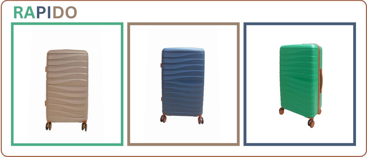 مجموعه 3 عددی چمدان راپیدو مدل Rapido R-18090